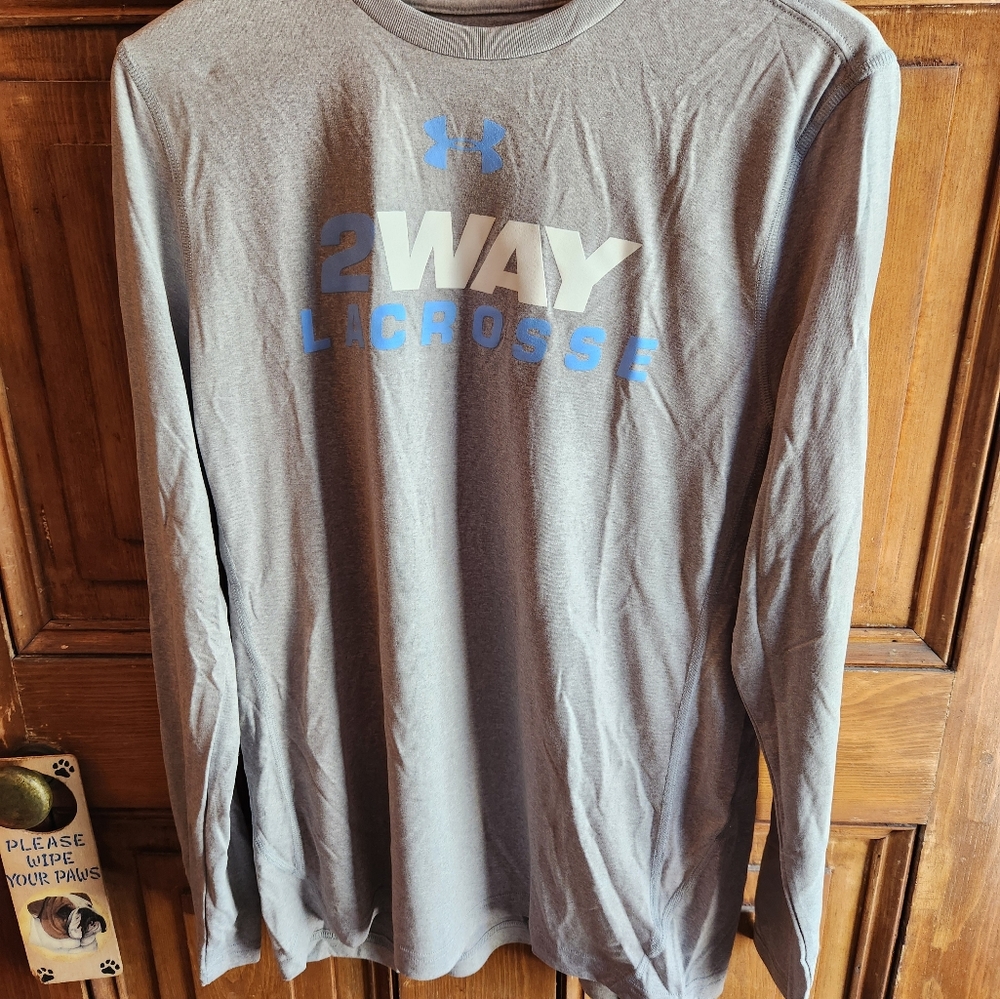 Nwt Under Armour Gray Long Sleeve Men's Shirt - Picture 5 of 8